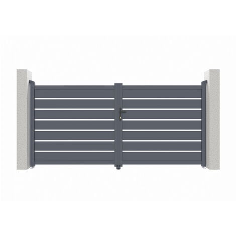 CASANOOV Puerta Batiente de aluminio 3m VOGEL 300 x 140 cm