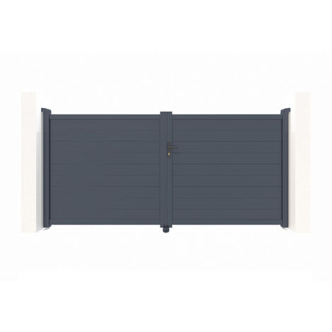 Puerta Batiente de aluminio soldado 3m EIGER 300 x 160 cm