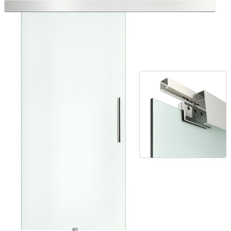 

Puerta Corrediza de Vidrio Puerta Corredera Deslizante de Cristal 102,5x205 cm - Transparente