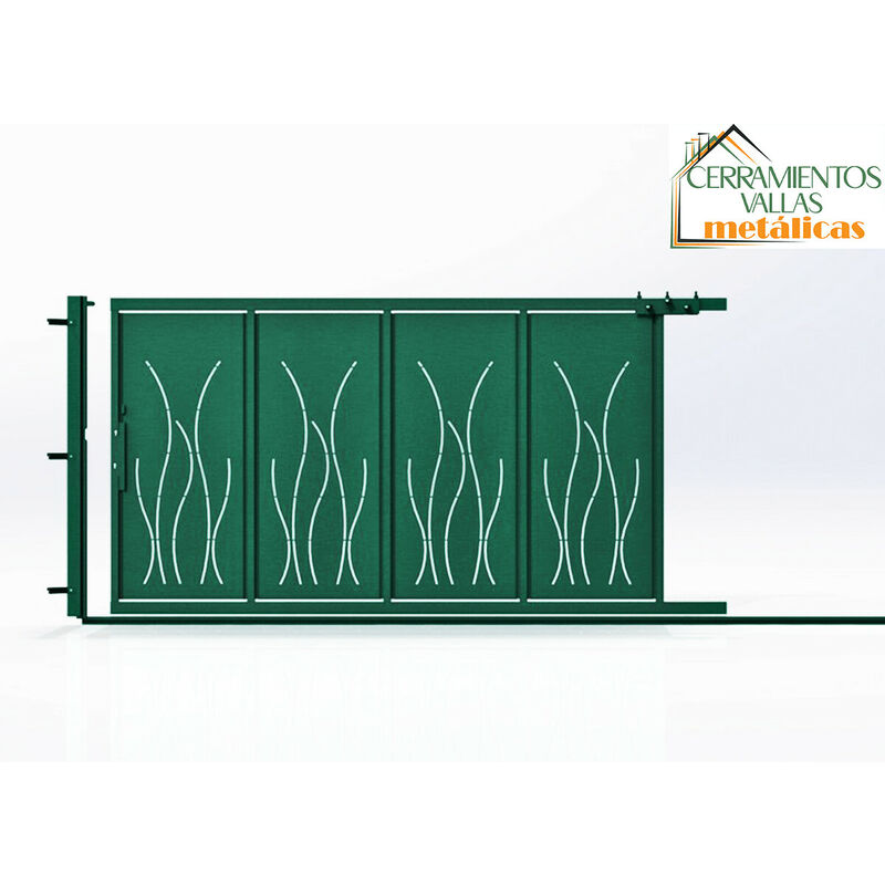 

Puerta Corredera 3.5x2 - Modelo Andalucia Verde