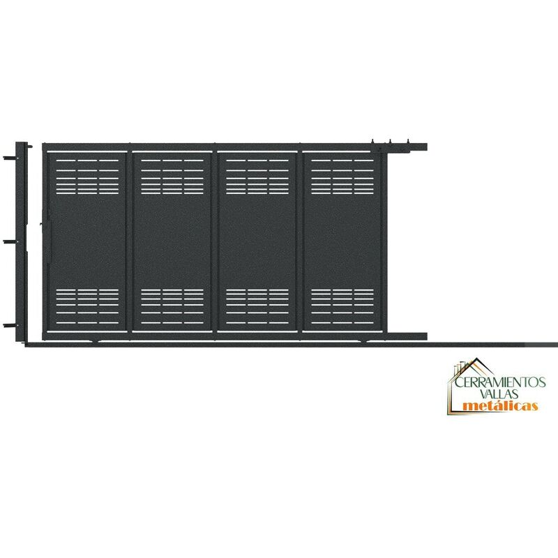 

Puerta Corredera 4x2 - Modelo Toledo Gris Forja