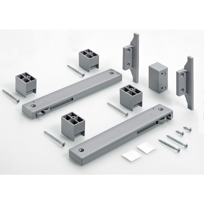 

Puerta corredera amortiguador 25 kg - 2 piezas - Hettich