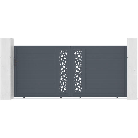 Puerta corredera de aluminio 3,5m SUNNY 350 x 160 cm