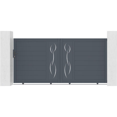 Puerta corredera de aluminio 3m LIFE 300 x 140 cm