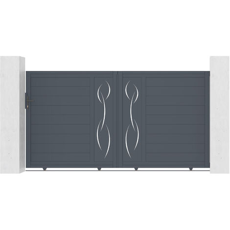 Puerta corredera de aluminio 3m LIFE 300 x 160 cm