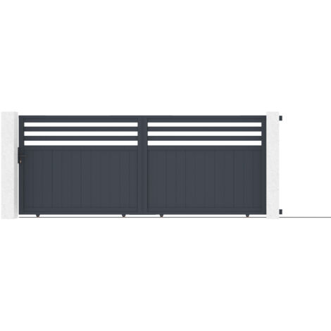 Puerta corredera de aluminio 4m NEVIS 400C160