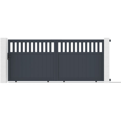 Puerta corredera de aluminio 4m SANTIS 400C160