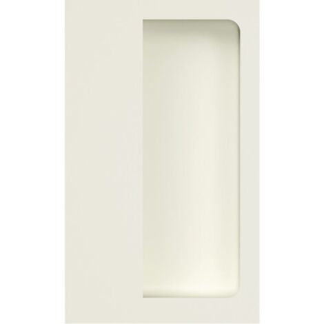 Puerta corredera enrasado 539B PA 99 blanco puro ma rectangular TS de 19 mm para HLT