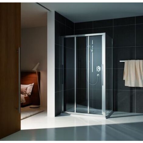 Puerta corrediza de ducha de coral myDay S3 100 965-1005x2000mm,