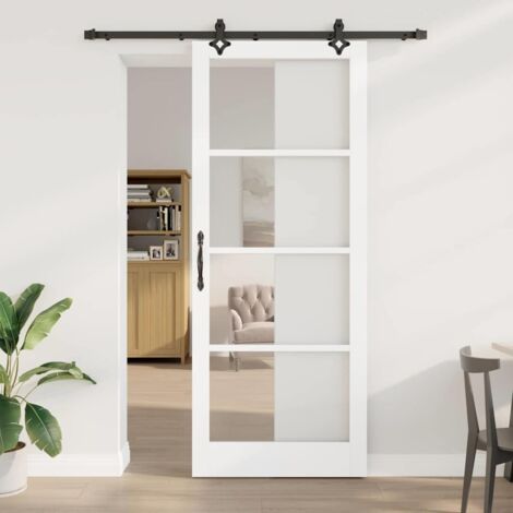 Puerta Corrediza ORKDAL  93 x 232 cm Madera y metal