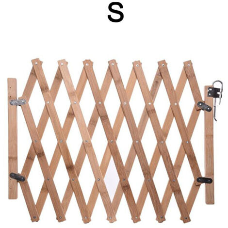 Puerta de aislamiento para mascotas, valla de madera, puerta corredera para mascotas, puerta de madera para perros, barrera de madera extensible para mascotas