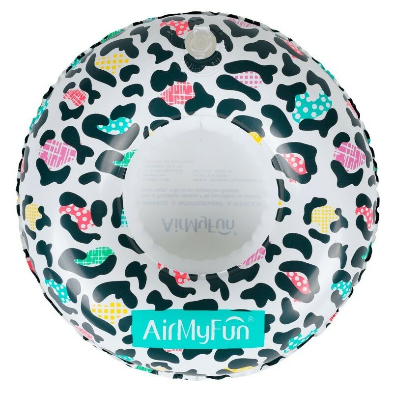 

Posavaso inflable para la piscina o la playa- Leopardo - 18cm - Multicolor