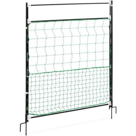 WIESENFIELD Puerta de Cercado para Gallinas Puertecilla de Cerca Pollos 125 x 86 cm