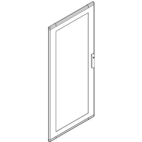 Puerta de cristal Bticino MAS para cuadros eléctricos LDX400, LDX800 LDX-P 600X1200 93660V
