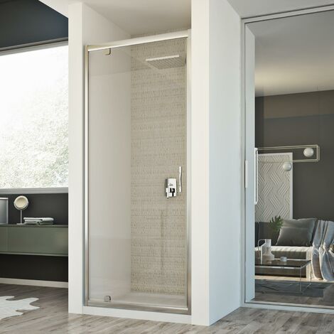 Puerta de Ducha 70 CM H198 Vidrio Transparente mod. Cristal 1 Hoja