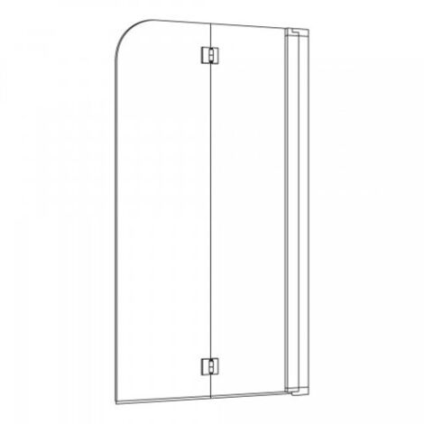 Puerta de ducha plegable Coral myDay BF2A L 132,