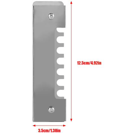Puerta de entrada a prueba de fugas para colmenas – 5 piezas, metal macizo, 12,5 x 3,5 cm