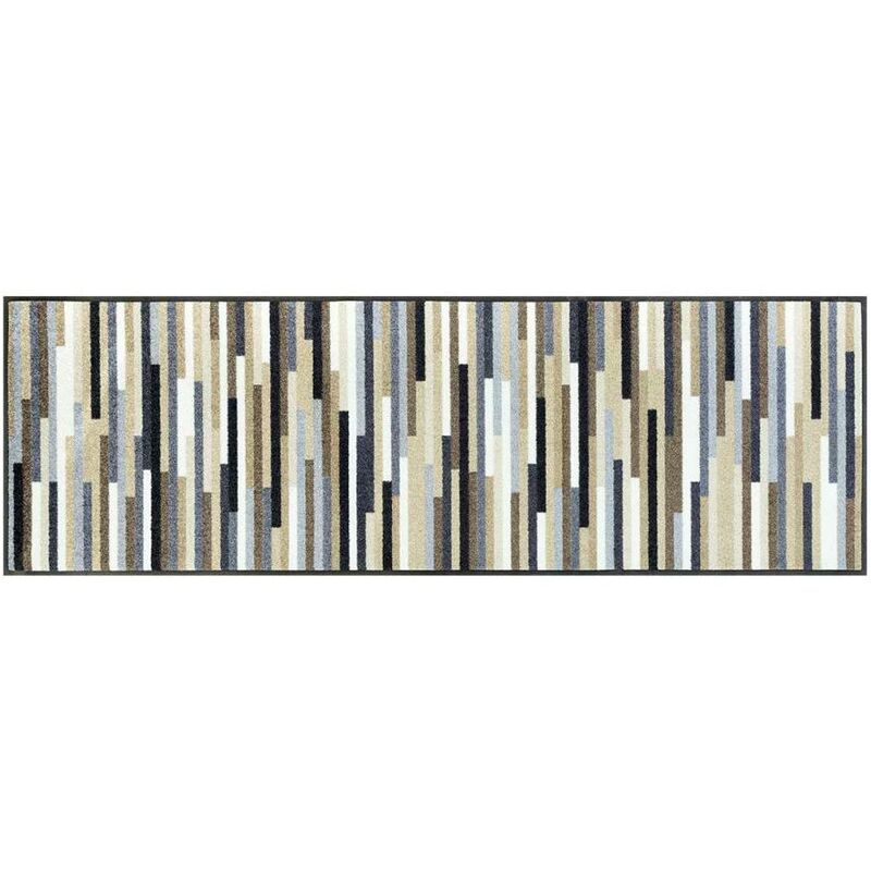 

Mikado Pailless TX Rayas en poliamida multicolora - Beige