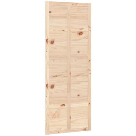 Puerta de granero madera maciza pino 80x1,8x214 cm vidaXL