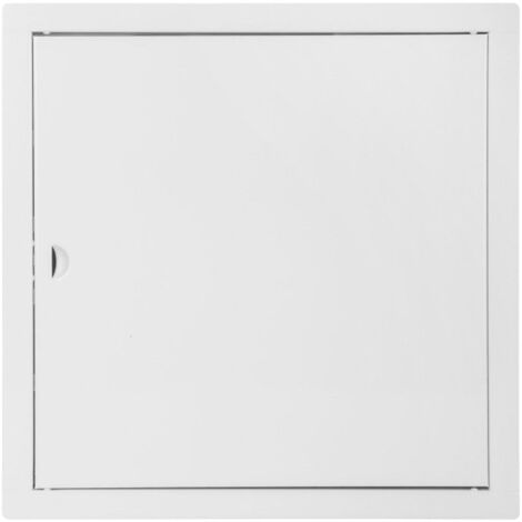 BRICOLINE Puerta de Inspección de Metal Blanco 60x60 cm: Durabilidad y Elegancia para tu Hogar