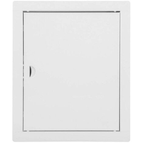 Puerta de Inspección Metálica Blanca 20x25 cm: Discreción y Funcionalidad en un Diseño Elegante