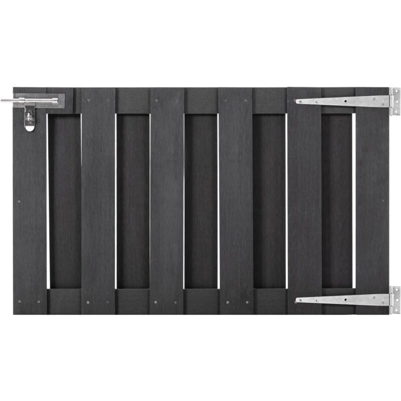 

Puerta de jardín de WPC gris 100x60 cm - Gris - Vidaxl