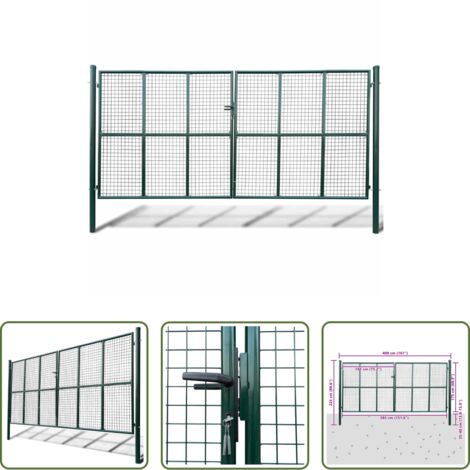 Puerta de malla -  Puerta de jardín de malla 400x175 cm