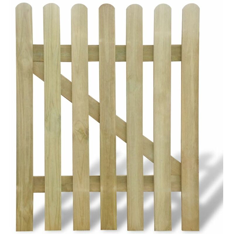 

Puerta de valla de jardin de madera 100x120 cm