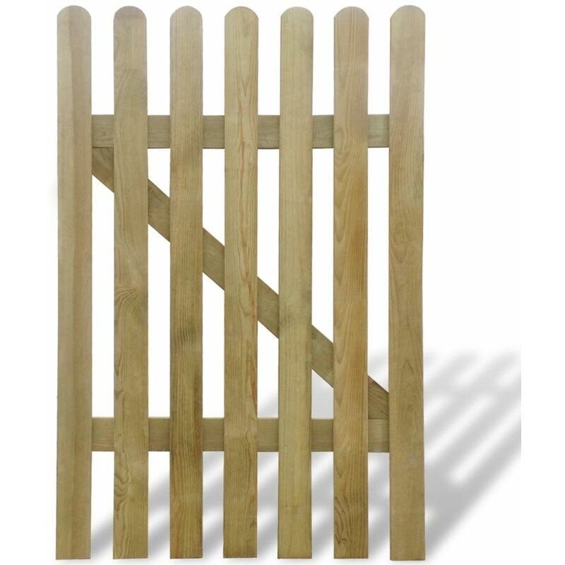

Puerta de valla de jardín de madera 100x150 cm