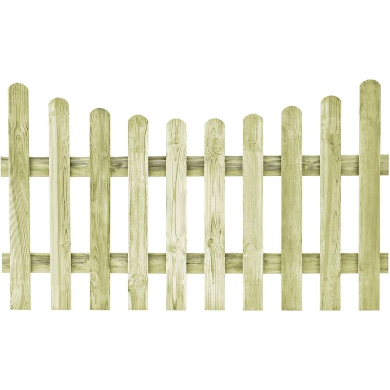 

Puerta de valla de madera de pino impregnada 170x100 cm