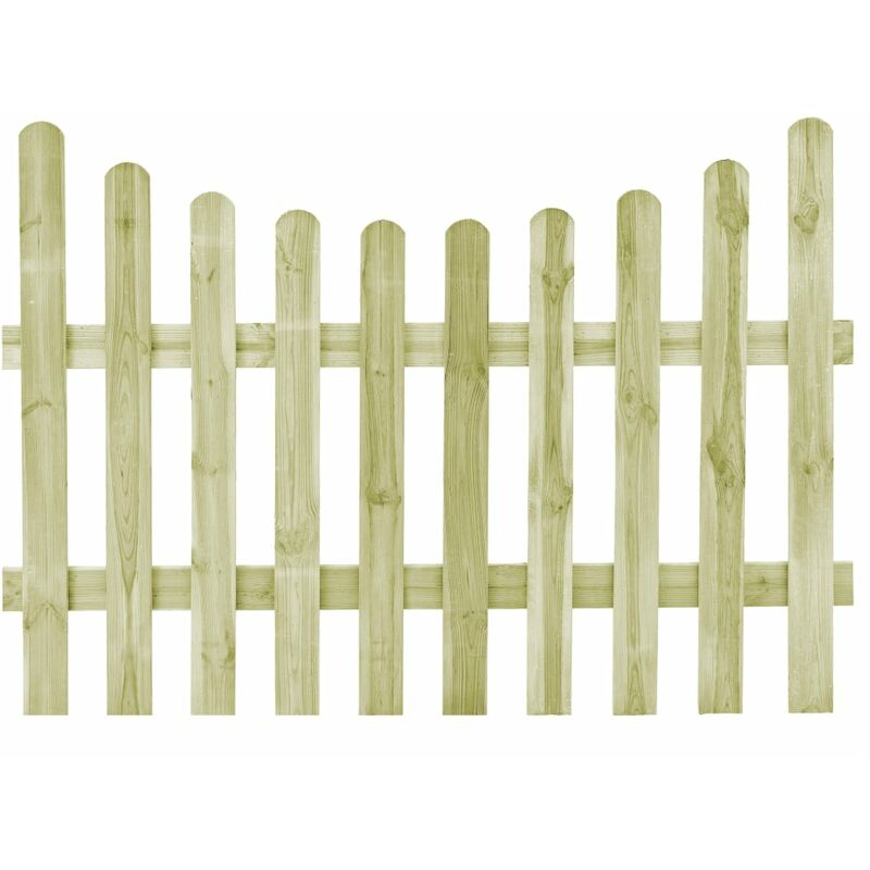 

Youthup - Puerta de valla de madera de pino impregnada 170x120 cm - Verde