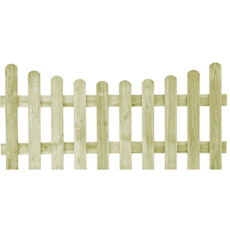 

vidaXL Puerta de valla de madera de pino impregnada 170x80 cm - Verde