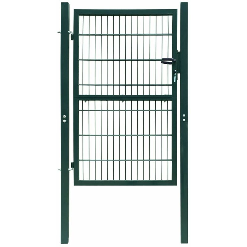 

Puerta de verja 2D (sencilla) verde 106 x 170 cm