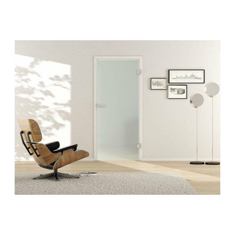 

Puerta de vidrio SATINADO H1972 mmxB959mm recta completamente opaca Estudio / Oficina PROMAT