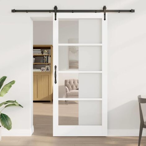 Puerta Deslizante ORKDAL  93 x 211 cm Madera y metal