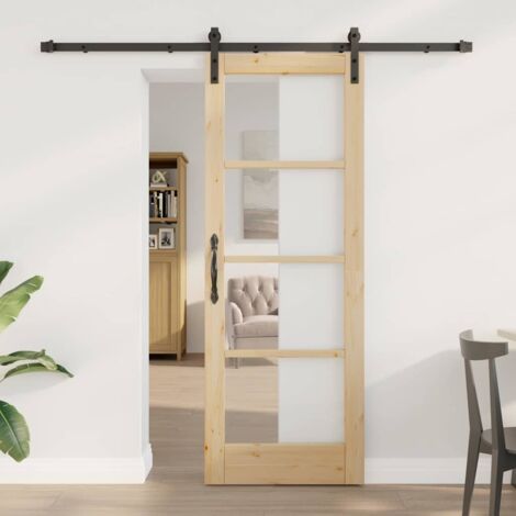 Puerta deslizante ORKDAL Marrón 73.5 x 198.5 cm