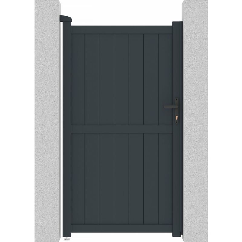 

Habitat Et Jardin - Puerta jardin Maurice - 101.2 x 180.9 cm - Gris