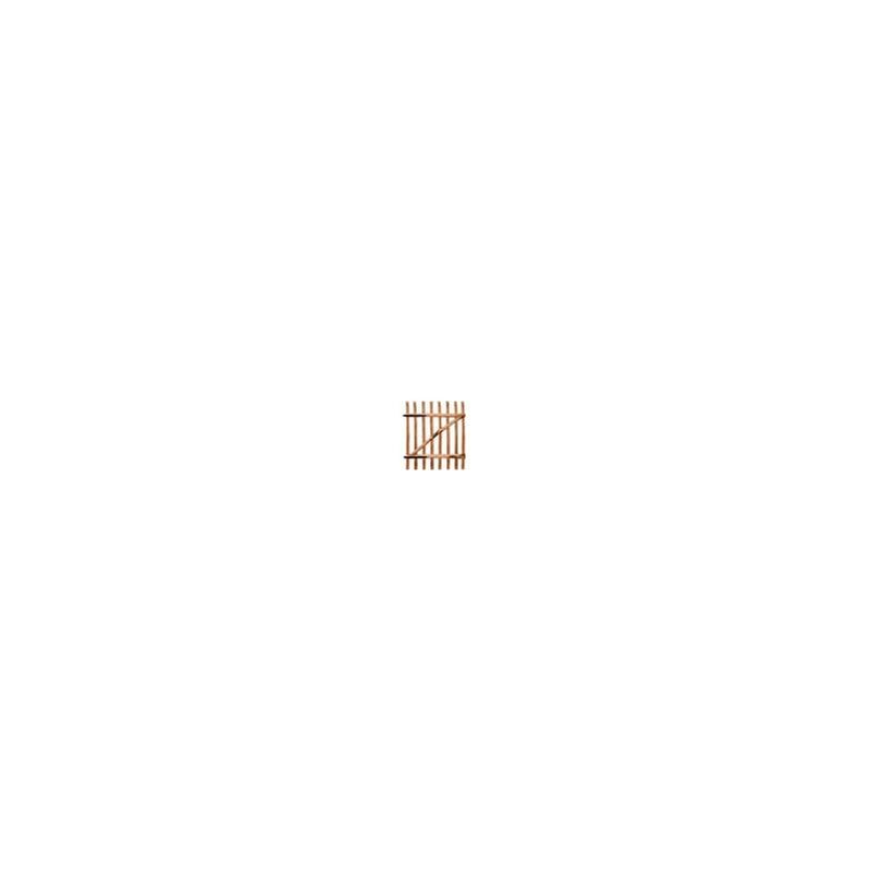 

Puerta para valla 100x120cm madera de avellano impregnada