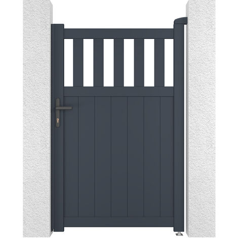 Puerta peatonal aluminio SANTIS 100 x 160 cm