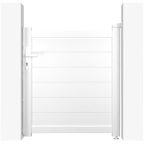CASANOOV Puerta peatonal blanco EIGER 100 x 115 cm