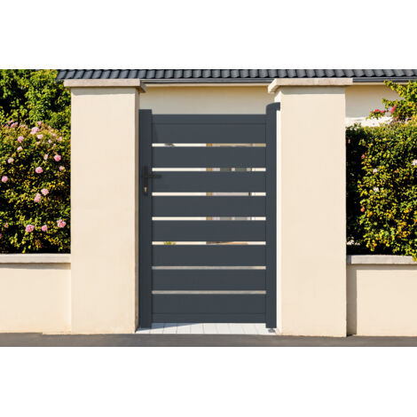 Puerta peatonal gris VOGEL 100 x 160 cm
