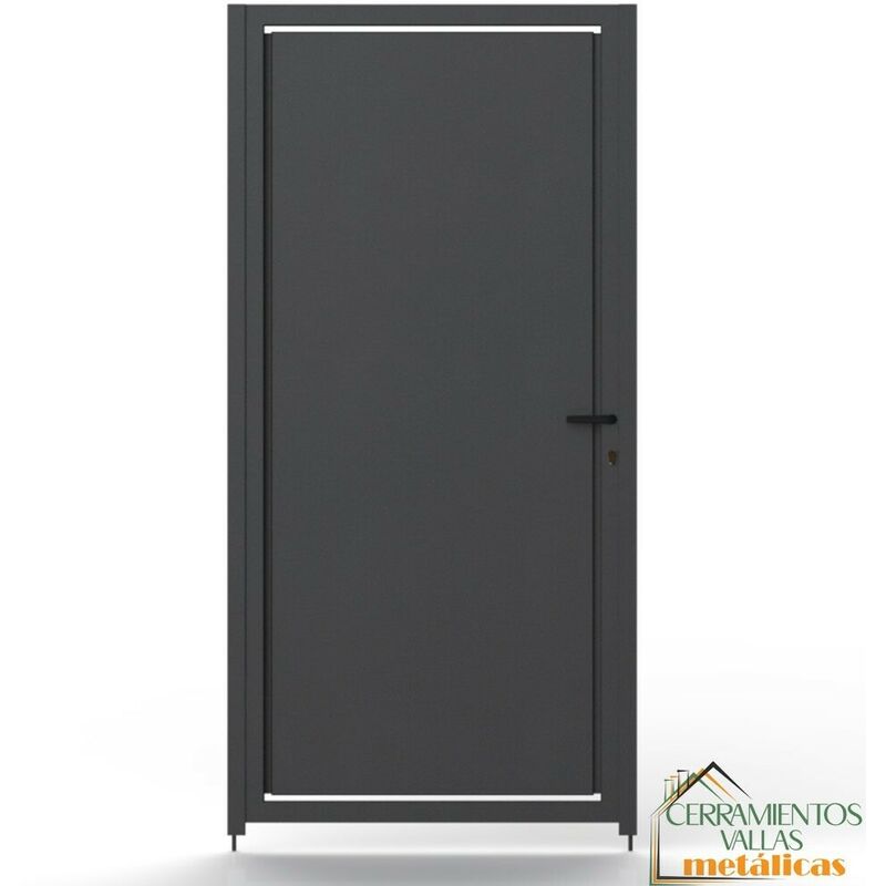 

Puerta Peatonal Independiente - Modelo Pais Vasco 100x100 Gris Antracita