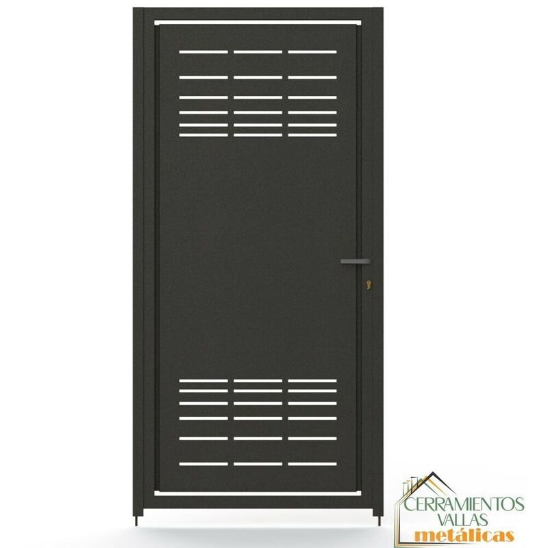 

Puerta Peatonal Independiente - Modelo Toledo 100x150 Gris Antracita