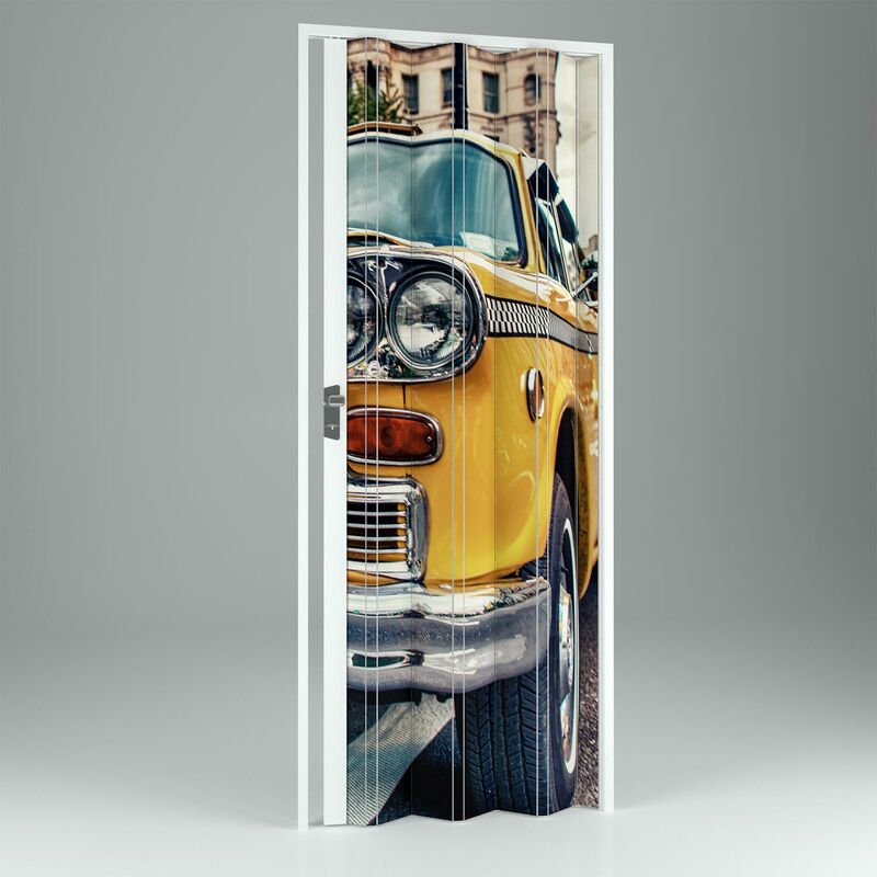 

Puerta plegable estampada de interior de pvc mod. Vera 115x214 cm Car