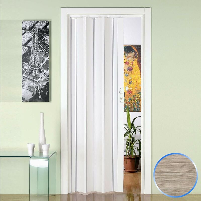 

Puerta plegable de interior de pvc 88,5x214 cm mod. Luciana color cedro