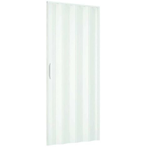 PUERTAS PLEGABLES ACCORDION DE PVC H 214 x 88,5 cm CON CERRADURA PARA  AHORRA