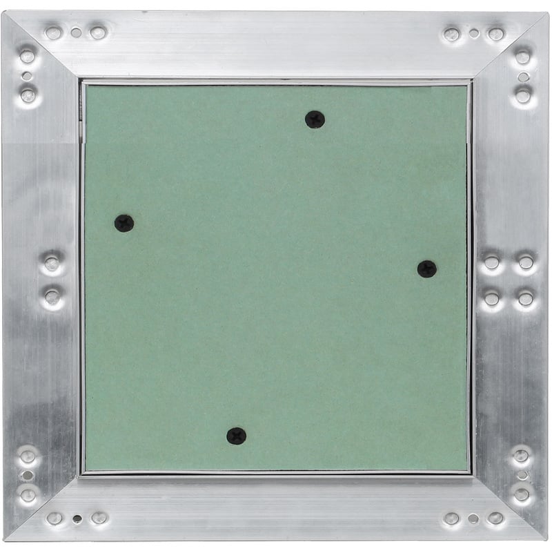 Puerta revisi/ón Trampilla inspecci/ón marco aluminio 60x60cm Panel acceso Yeso 12,5 mm Techo Pared