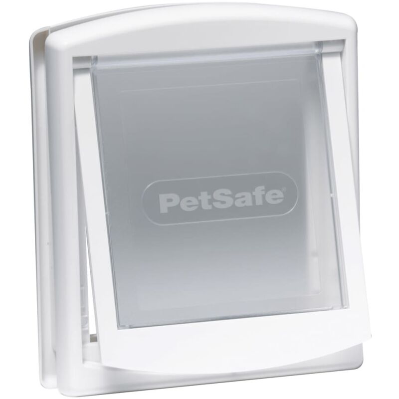 

PetSafe Puerta mascotas 2 posiciones 715 pequeña 17,8x15,2 blanco 5017 - Blanco