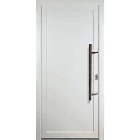 Puertas de casa clásico modelo 01, dentro: blanco, fuera: blanco
