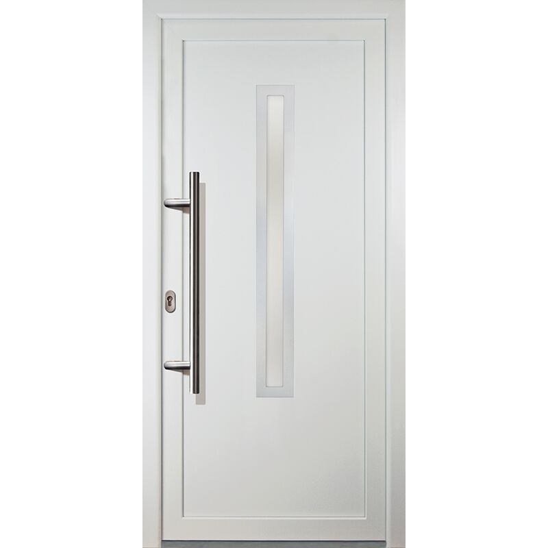 

Meeth - Puertas de casa exclusivo modelo 70, dentro: blanco, fuera: blanco ancho: 108cm, altura: 208cm chapa izquierda